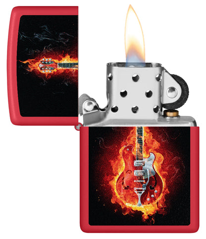 Flaming Guitar Design