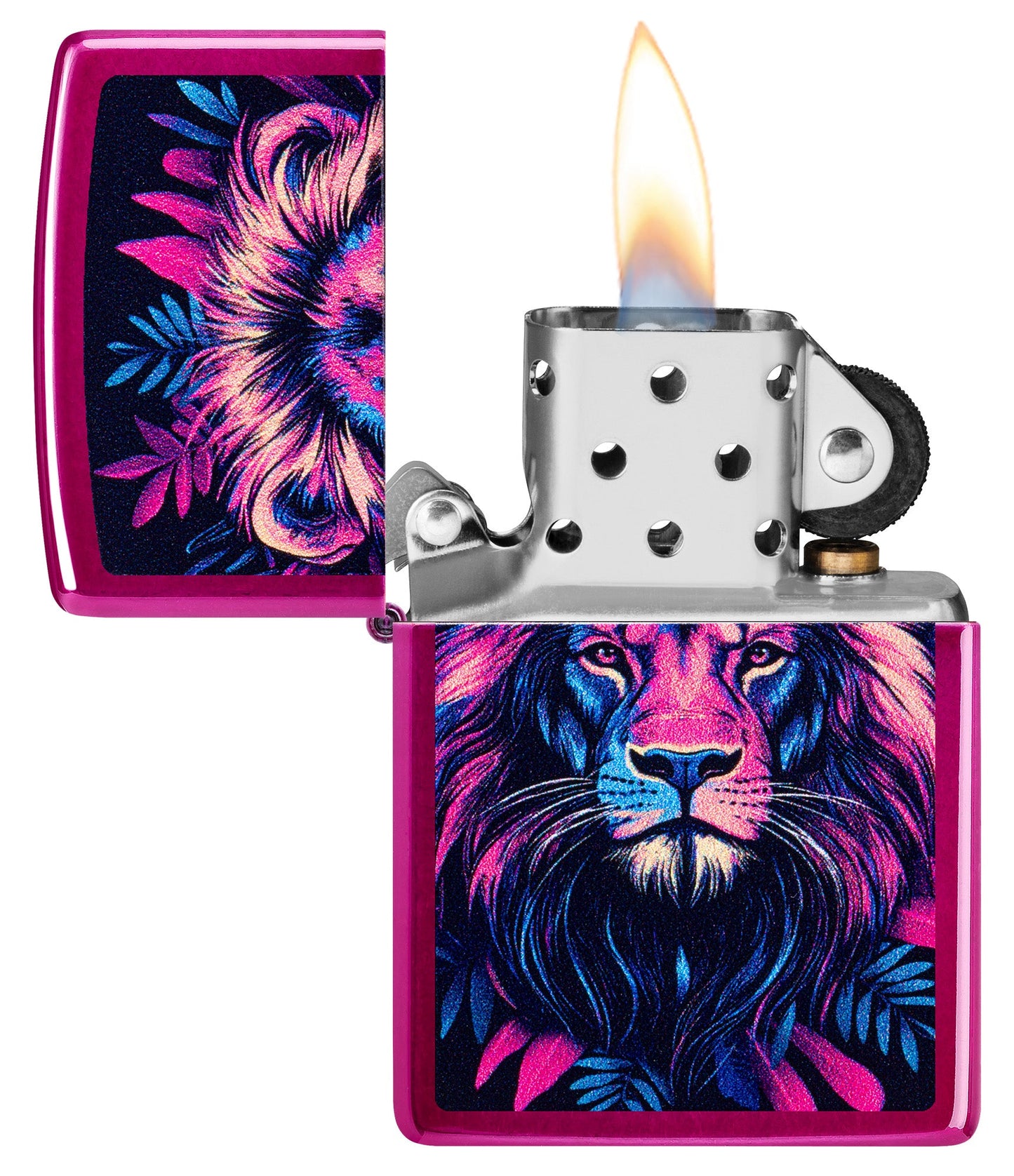 Multicolour Lion Design