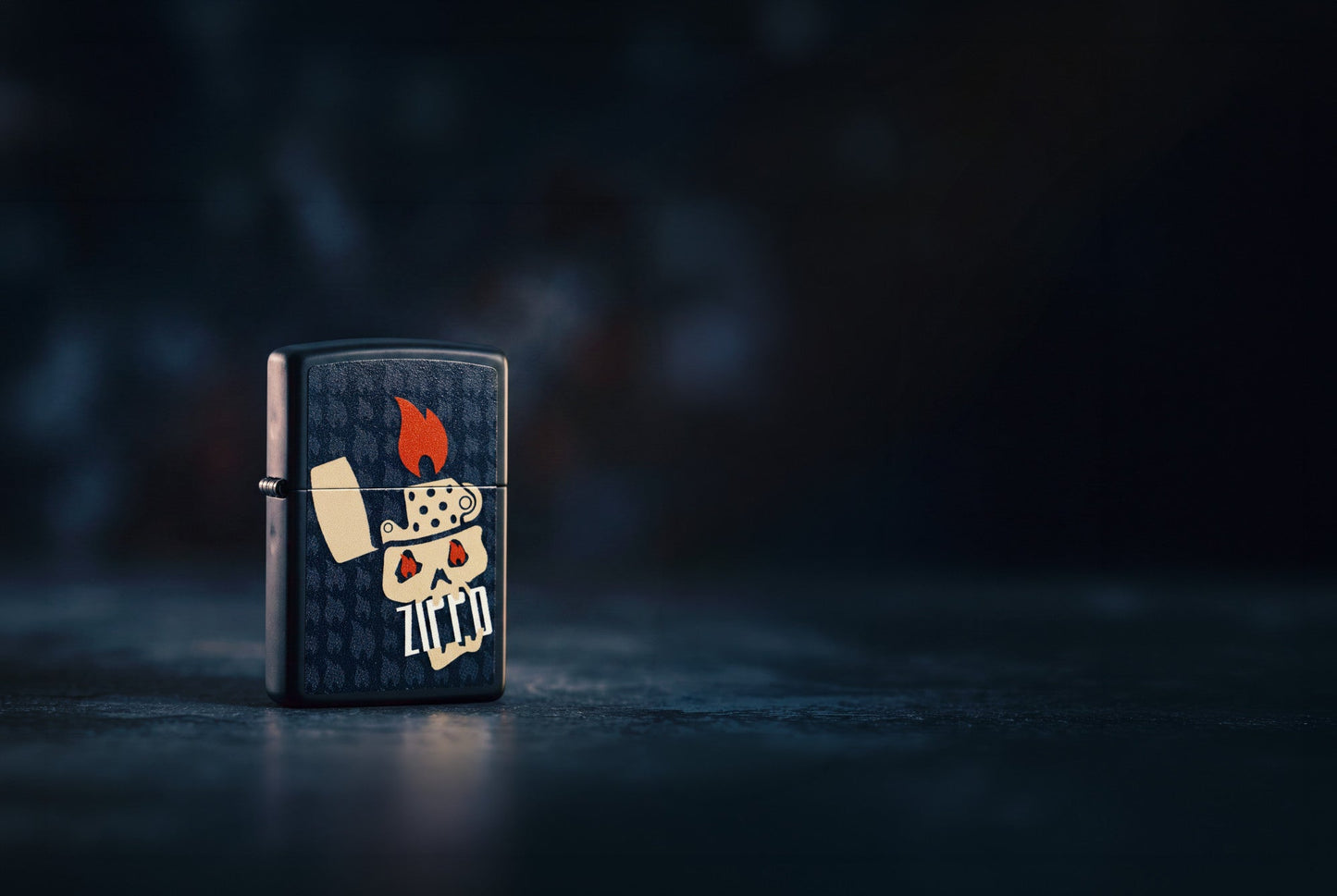 Skull and Flames Design