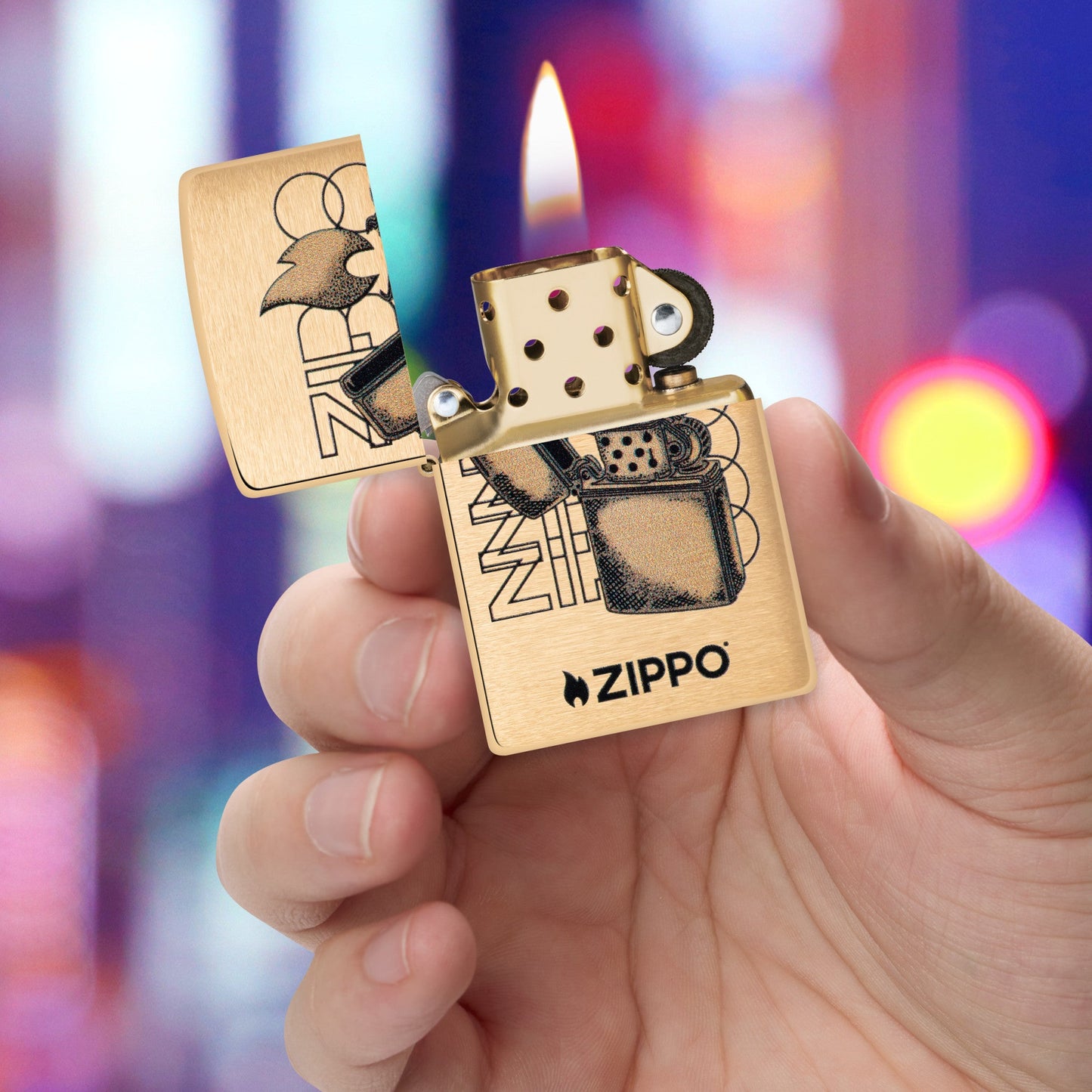 Zippo Sketch Design