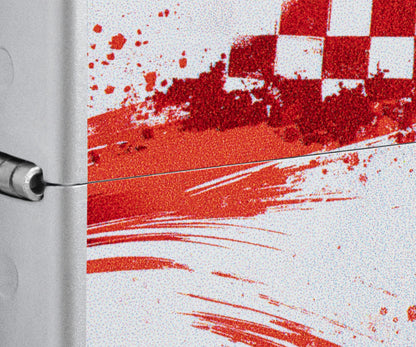 Checkered Zippo Design