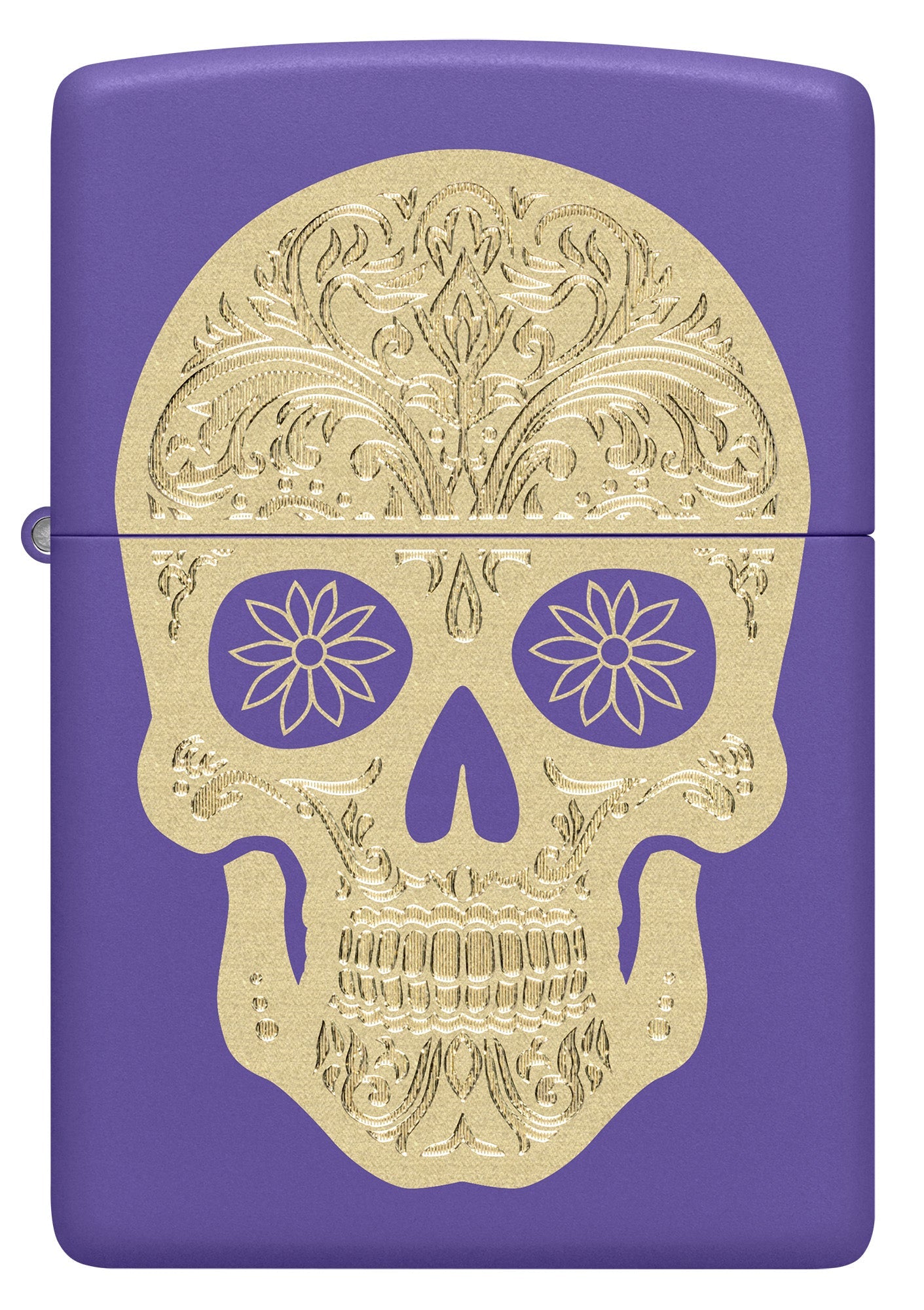Golden Sugar Skull Design
