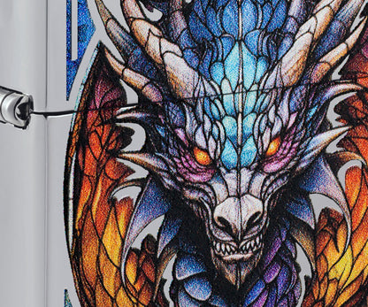 Stained Glass Dragon Design
