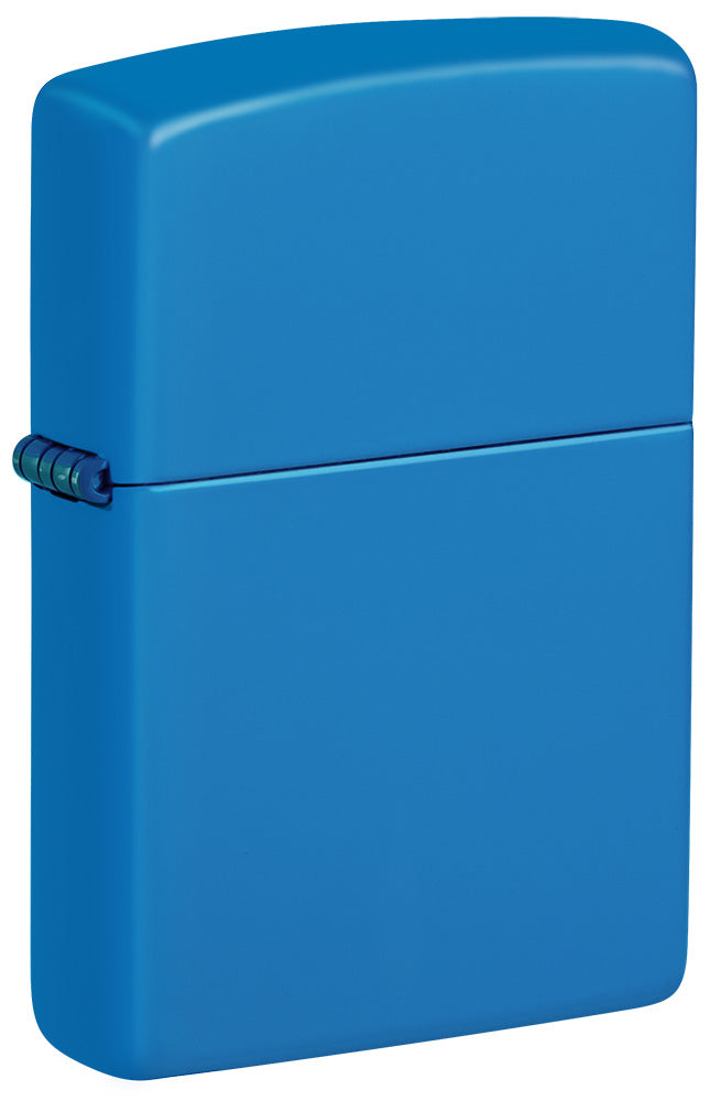 Sky Blue Matte Engraved - Brass