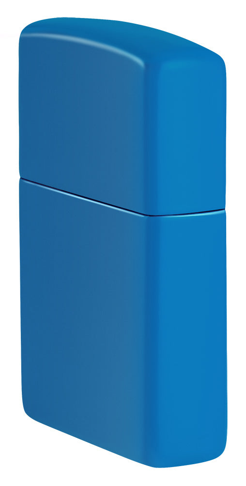 Sky Blue Matte Engraved - Brass