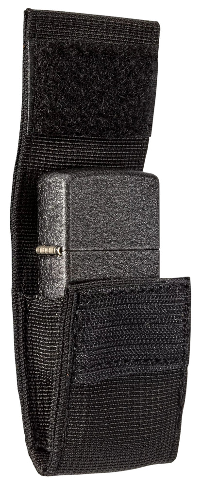 Tactical Pouch and Black Crackle™ Windproof Lighter Gift Set