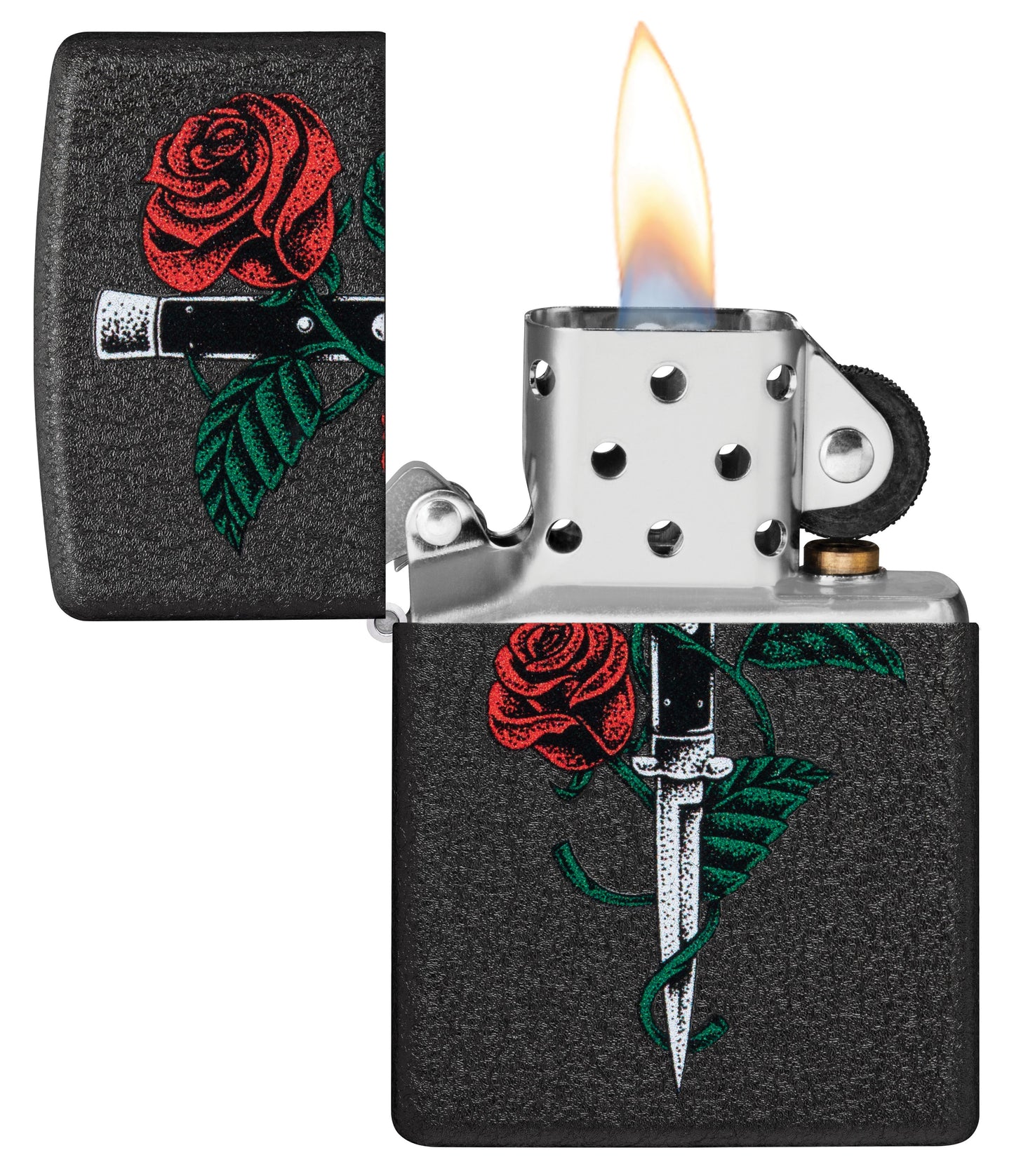 Rose Dagger Tattoo Design