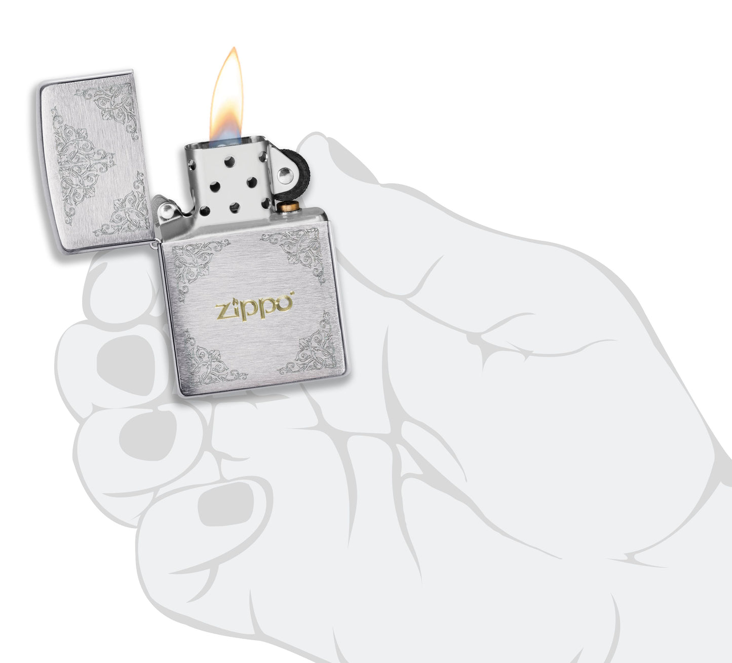 Baroque Zippo Design 