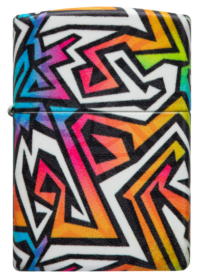 Zippo Colorful Graffiti Design