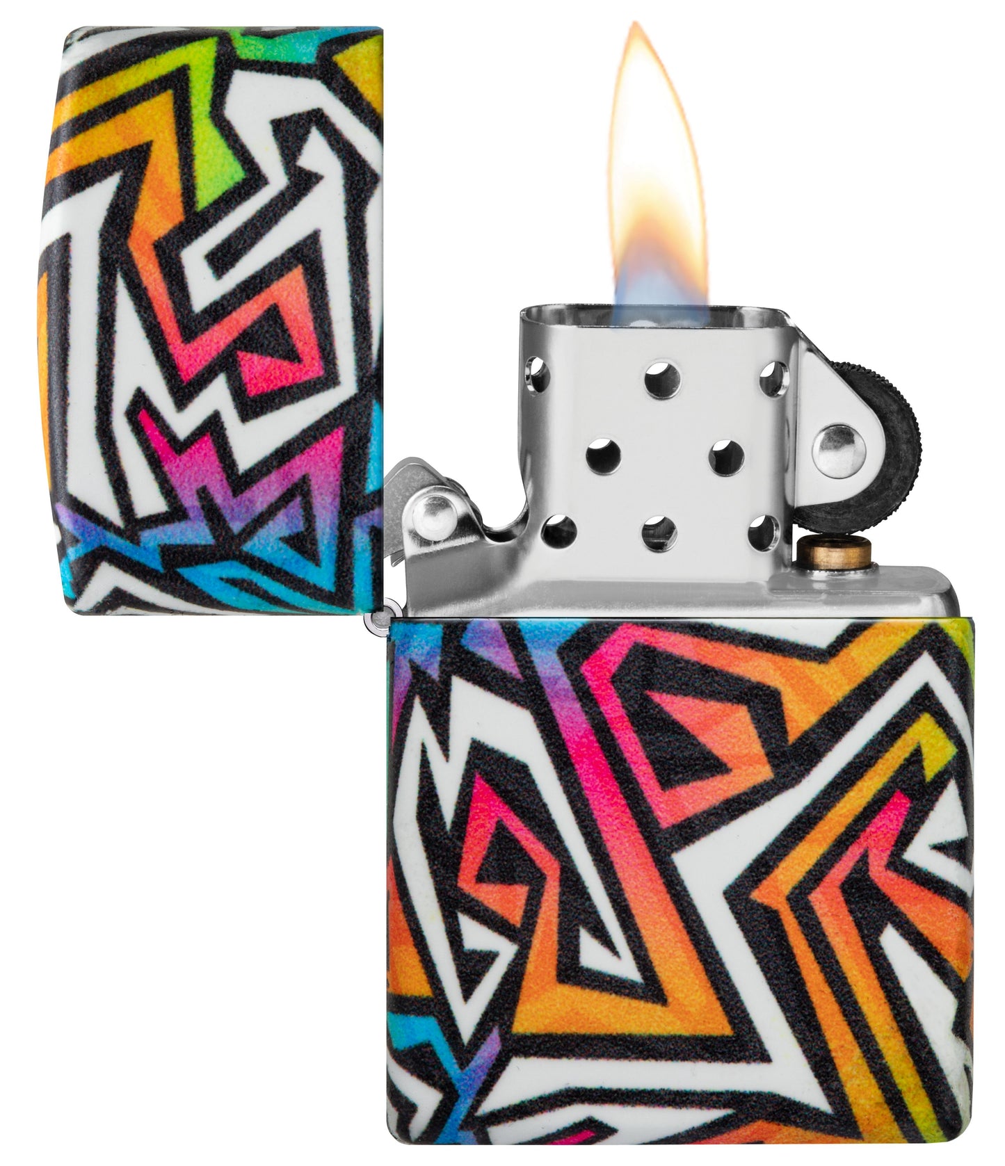 Zippo Colorful Graffiti Design