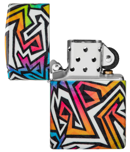 Zippo Colorful Graffiti Design