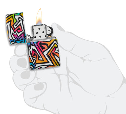 Zippo Colorful Graffiti Design