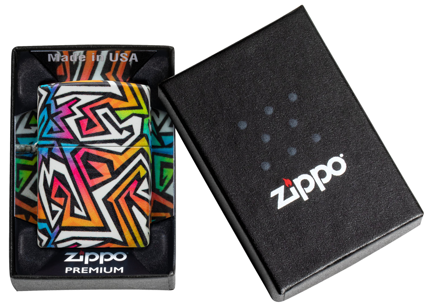 Zippo Colorful Graffiti Design