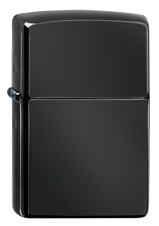 Classic High Polish Black Engraved - Chrome