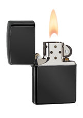 Classic High Polish Black Engraved - Chrome