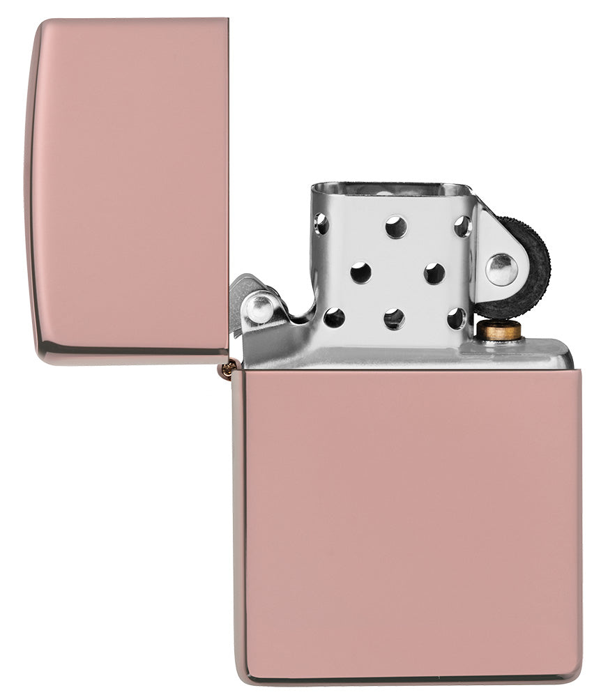 Classic High Polish Rose Gold Engraved - Chrome