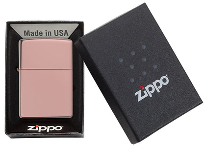 Classic High Polish Rose Gold Engraved - Chrome