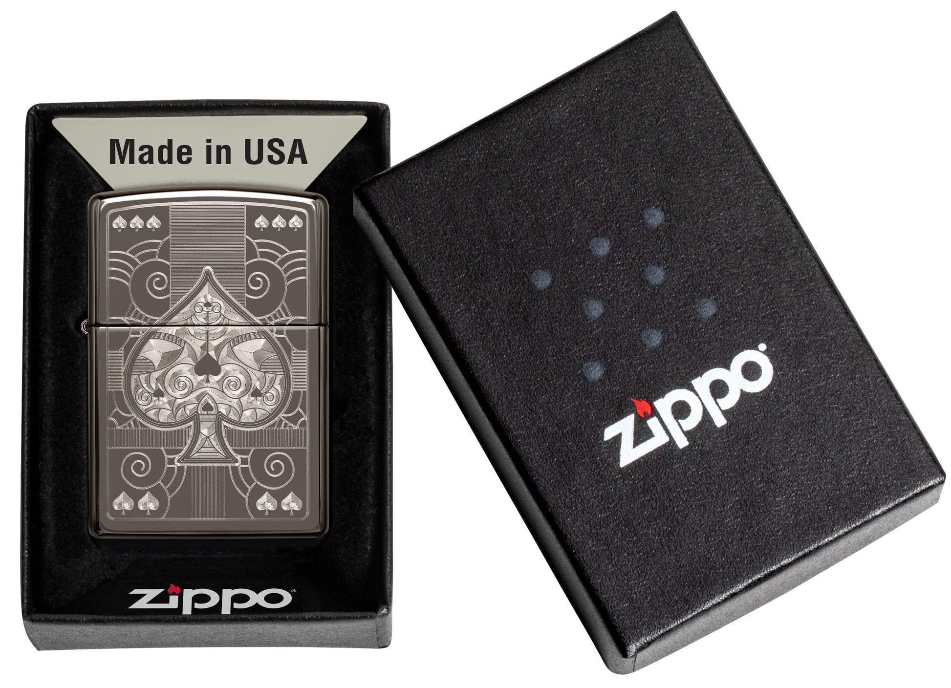 Zippo Fancy ACE windproof lighter in gift box