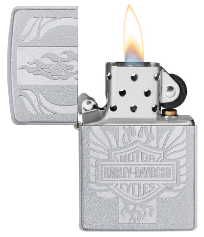 Harley-Davidson® Flaming Logo Design
