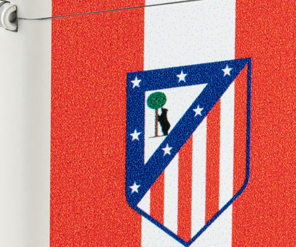 Atlético de Madrid Stripes Logo Design