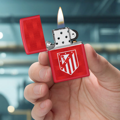 Atlético de Madrid Checker Logo Design