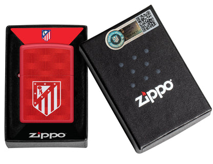 Atlético de Madrid Checker Logo Design