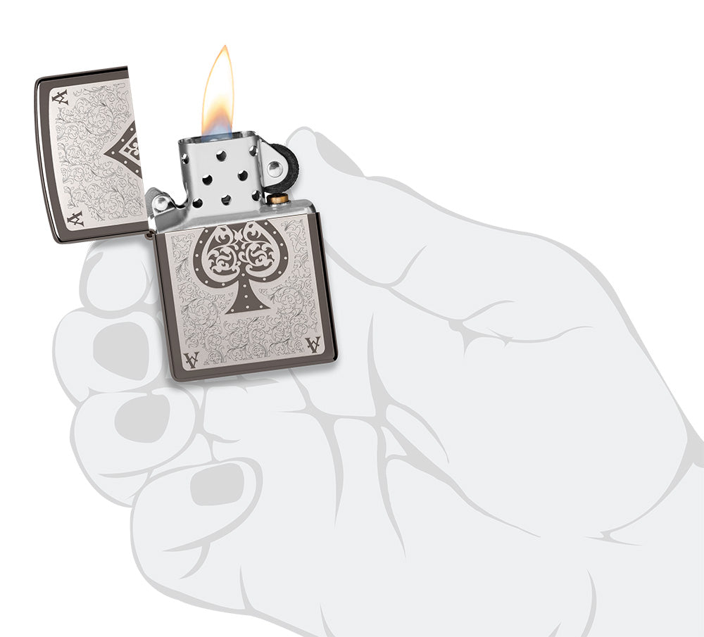 Zippo-Sturmfeuerzeug im 