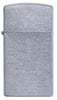 1607, Slim Lighter with Street Chrome Finish