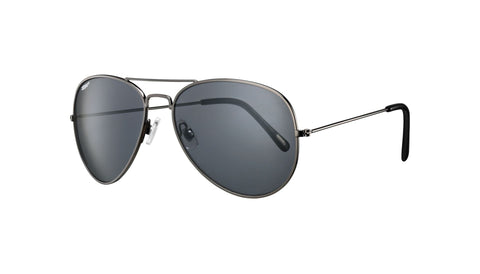 Side view of the Aviator Thirty-six Sunglasses Smoke Grey lenses