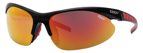 Side view of the Sport Thirty-three Sunglasses orange frame and lenses