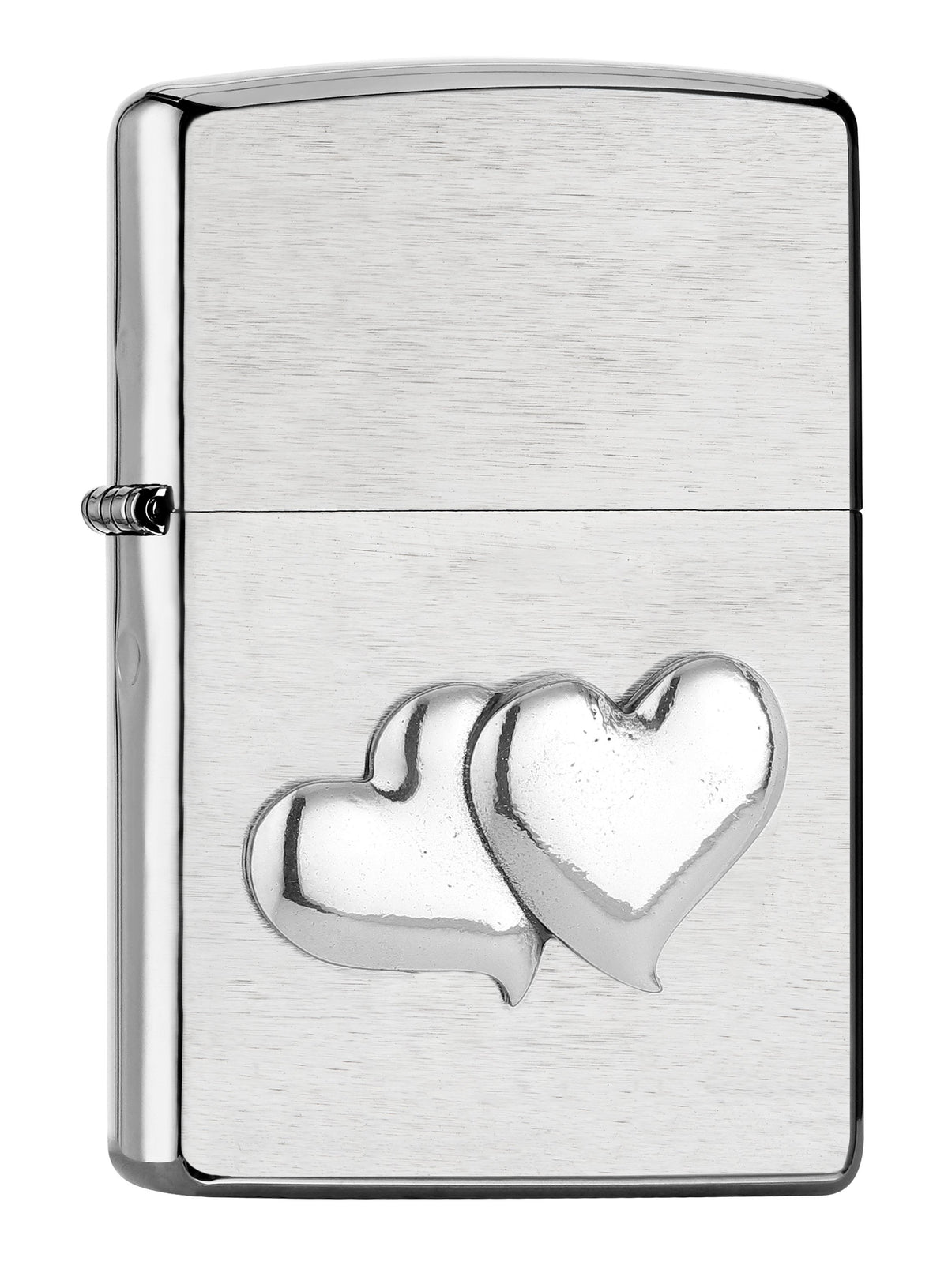 Zippo │ Two Hearts Emblem Design Windproof Lighter
