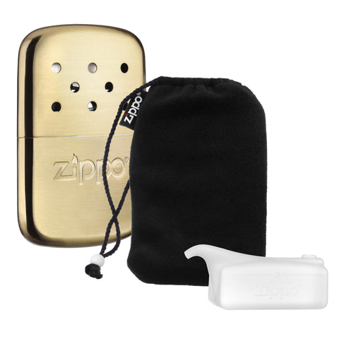 12-Hour ElectroGold Refillable Hand Warmer and accessories