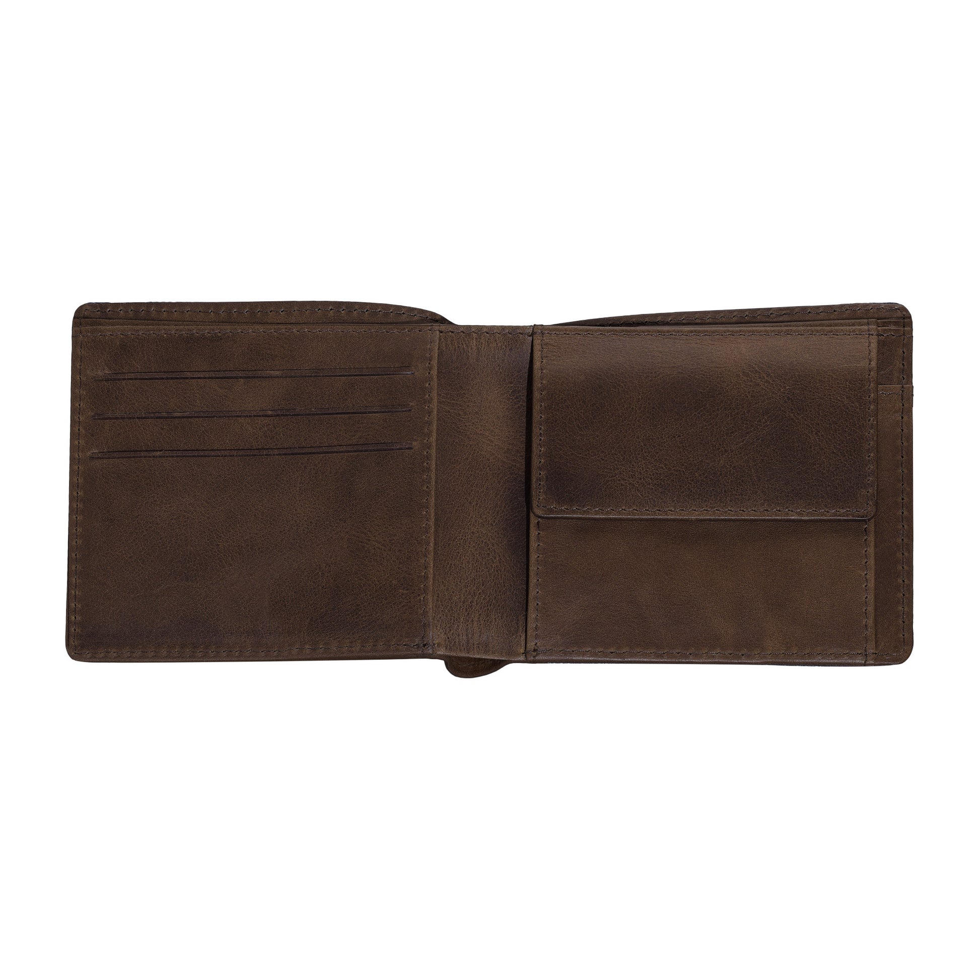 Denim Bi-Fold Wallet Inside