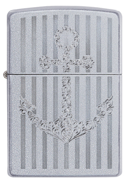 Anchor Satin Chrome Windproof Lighter Online Only