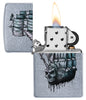 Pirate Ship Design Street Chrome Windproof Lighter