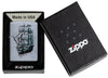 Pirate Ship Design Street Chrome Windproof Lighter