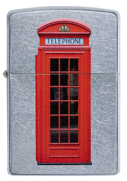 British Red Telephone Box Design Windproof Lighter