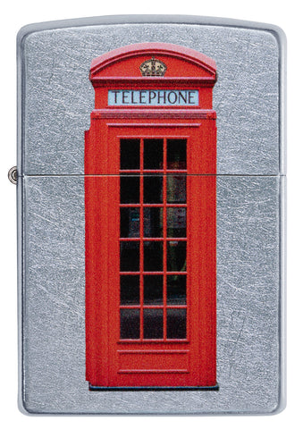 British Red Telephone Box Design Windproof Lighter