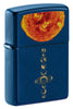 Solar System Navy Matte Colour Image Windproof Lighter