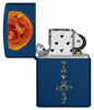 Solar System Navy Matte Colour Image Windproof Lighter