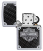 Front view of Harley-Davidson® lighter open