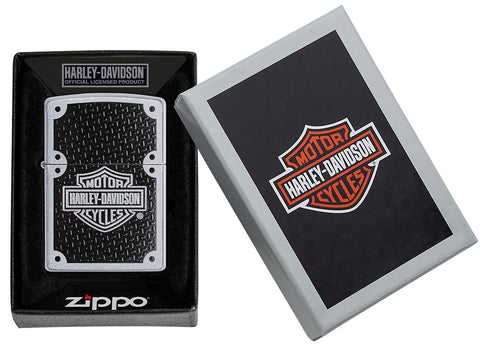Front view of Harley-Davidson® lighter in packaging