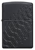 28966 Tire Tread Black Matter Armor Windproof Lighter - front view