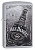 29285, Jack Daniel's Text Design, Color Image, Satin Chrome, Classic Case