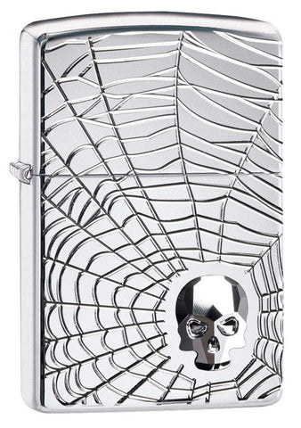Spider Web Skull Design