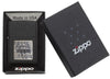 Black Crackle™ Gold Zippo Logo