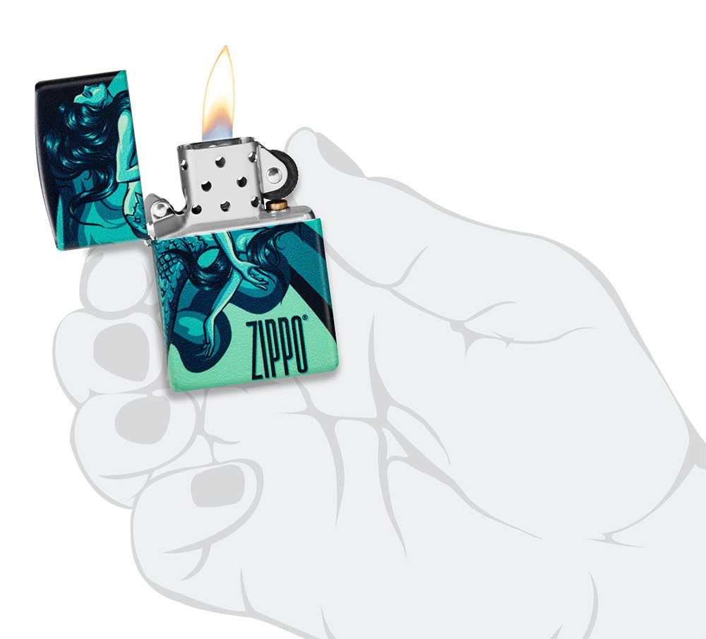 Zippo Mermaid Design