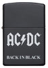 Front view of AC/DC® Back In Black windproof lighter