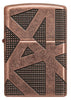 Front view of Armor® Geometric 360 Design Windproof Lighter