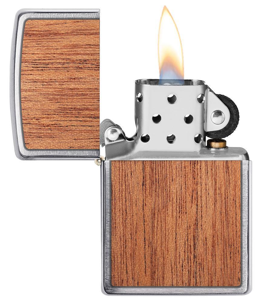Zippo windproof lighter in wood look design Zippo